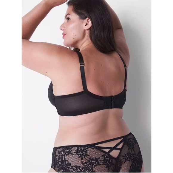 NWT CACIQUE Sexy Smooth Microfiber Boost Balconette Bra Size 46C - Picture 2 of 6